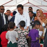 Presiden Kunjungi Kamp Pengungsian Rakhine State di Cox’s Bazar