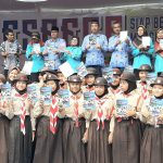 Bupati Launching Delapan Buku Karya Guru dan Murid SMPN 3 Rembang