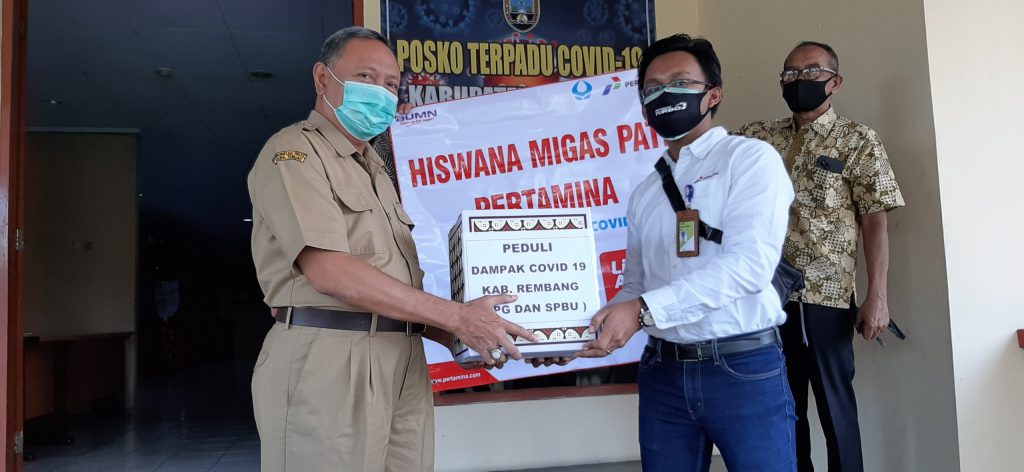 Peduli Covid-19, Pertamina dan Hiswana Sumbang 200 Paket Sembako