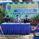 Ikuti Anjuran Pemkab, SMPN 2 Rembang Wisuda Virtual